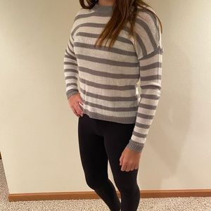 Grey and white Sweater